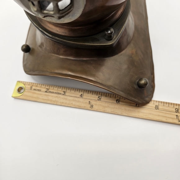 Vintage Minature Brass/Copper Diving Helmet - Picture 9 of 10
